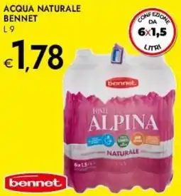 Bennet Acqua naturale BENNET offerta