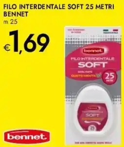 Bennet Filo interdentale soft 25 metri BENNET offerta