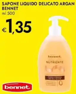Bennet Sapone liquido delicato argan BENNET offerta