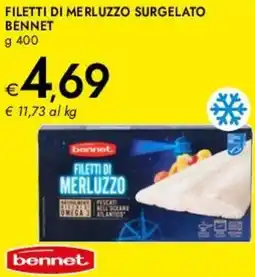 Bennet Filetti di merluzzo surgelato BENNET offerta