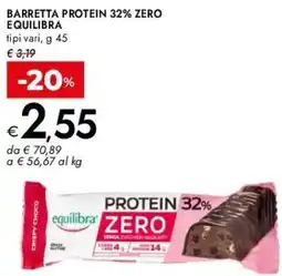 Bennet Barretta protein 32% zero EQUILIBRA offerta