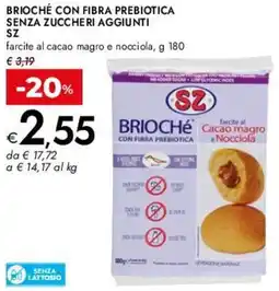 Bennet Brioché con fibra prebiotica senza zuccheri aggiunti SZ offerta