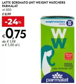 Bennet Latte scremato uht weight watchers PARMALAT offerta