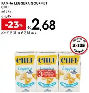 Bennet Panna leggera gourmet CHEF offerta