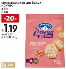 Bennet Cracker senza lievito èsenza MONVISO offerta