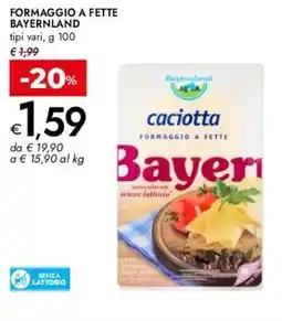 Bennet Formaggio a fette BAYERNLAND offerta