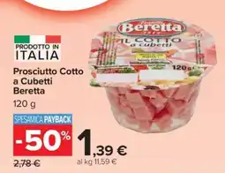 Carrefour Prosciutto cotto a cubetti Beretta offerta