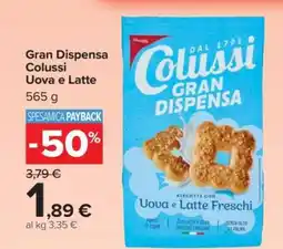 Carrefour Gran Dispensa Colussi Uova e Latte offerta