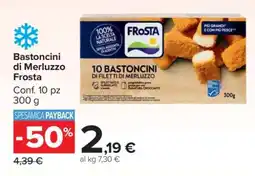 Carrefour BASTONCINI DI MERLUZZO FROSTA offerta