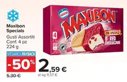 Carrefour Maxibon Specials offerta