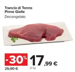 Carrefour Trancio Di Tonno Pinne Gialle offerta