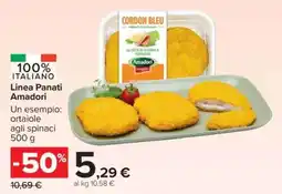 Carrefour Linea Panati Amadori offerta