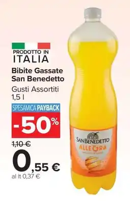 Carrefour Bibite Gassate San Benedetto offerta