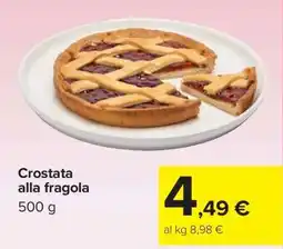Carrefour CROSTATA alla fragola offerta