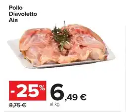 Carrefour POLLO DIAVOLETTO AIA offerta