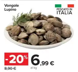 Carrefour Vongole Lupino offerta