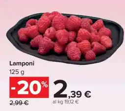 Carrefour Lamponi offerta