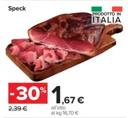 Carrefour Speck offerta