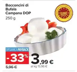 Carrefour Bocconcini di Bufala Campana DOP offerta