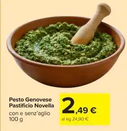 Carrefour Pesto Genovese Pastificio Novella offerta