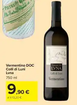 Carrefour Vermentino DOC Colli di Luni Lvna offerta