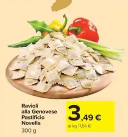 Carrefour Ravioli alla genovese Pastificio Novella offerta