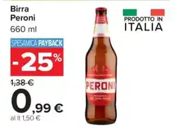 Carrefour Birra Peroni offerta