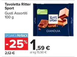 Carrefour Tavoletta Ritter Sport offerta