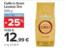 Carrefour Caffè in Grani Lavazza Oro offerta