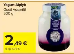 Carrefour Yogurt Alpiyò offerta