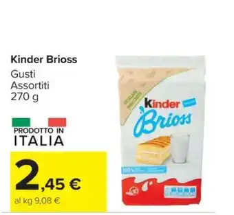 Carrefour Kinder Brioss offerta