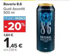 Carrefour Bavaria 8.6 offerta