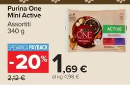 Carrefour Purina One Mini Active offerta
