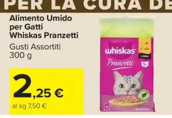 Carrefour Whiskas Pranzetti offerta