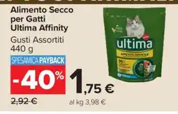 Carrefour Alimento Secco per Gatti Ultima Affinity offerta