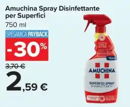 Carrefour Amuchina Spray Disinfettante per Superfici offerta