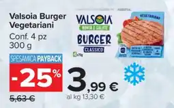 Carrefour Valsoia Burger Vegetariani offerta