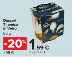 Carrefour Dessert Tiramisu in Vetro offerta