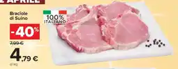 Carrefour Braciole di suino offerta