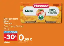 Carrefour Omogenizzato Mela Plasmon offerta