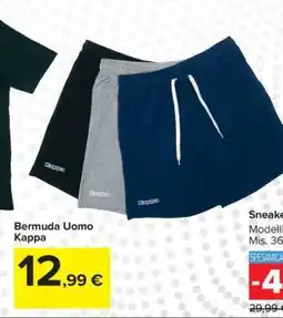 Carrefour Bermuda Uomo Kappa offerta