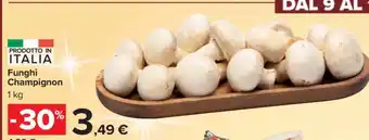 Carrefour Funghi Champignon offerta