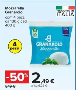 Carrefour MOZZARELLA GRANAROLO offerta