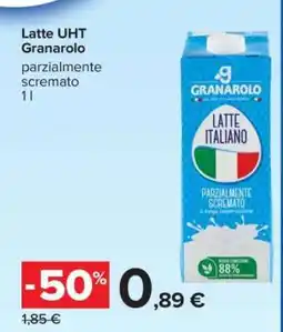 Carrefour Latte UHT Granarolo offerta