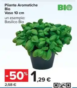 Carrefour Piante Aromatiche Bio offerta