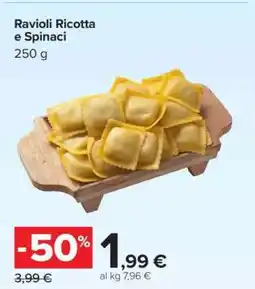 Carrefour Ravioli Ricotta e Spinaci offerta