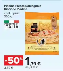 Carrefour Piadina Fresca Romagnola Riccione Piadine offerta