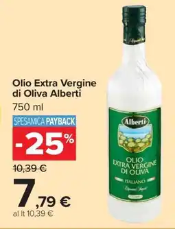 Carrefour Olio Extra Vergine di Oliva Alberti offerta