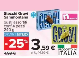 Carrefour Stecchi Gruvi Sammontana offerta