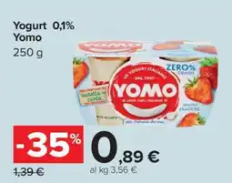 Carrefour YOGURT 0,1% YOMO offerta